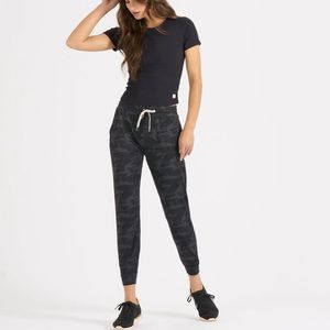 Vuori Black Camo Performance Joggers